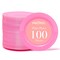100 Pack Disposable Party Plates for Wedding, Events, Parties - Pink